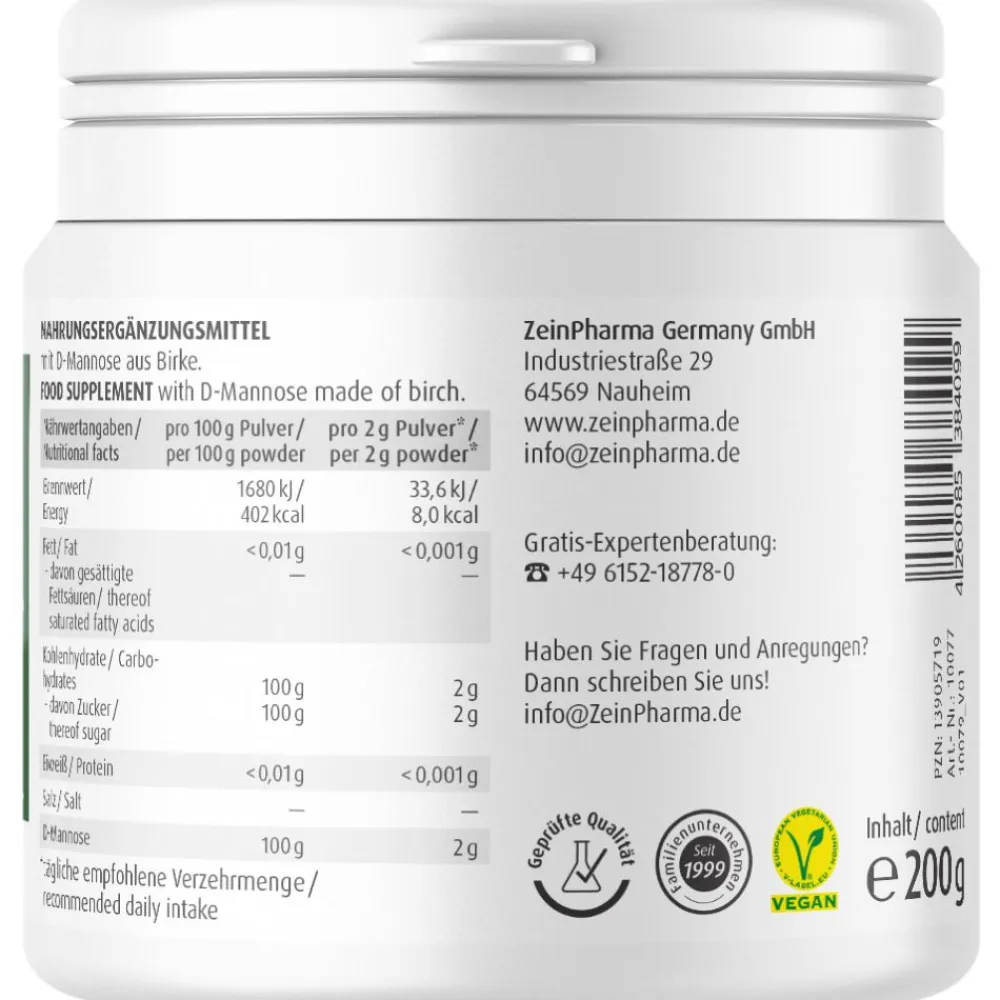 ® Natural D Mannose Pulver|ZeinPharma Discount