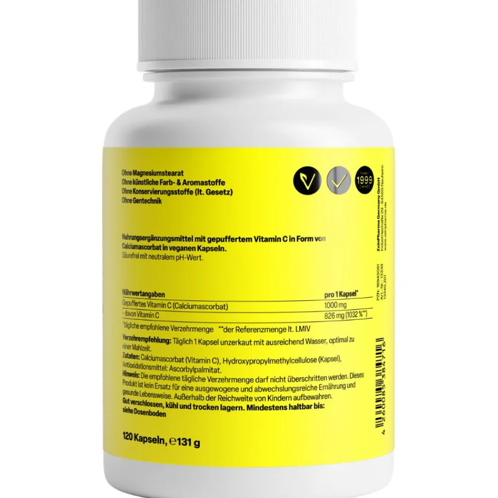® Vitamin C gepuffert 1000 mg|ZeinPharma Best