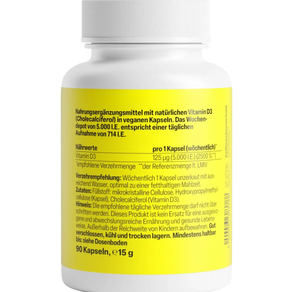 ® Vitamin D3 Kapseln 5000 I.E.>ZeinPharma Clearance