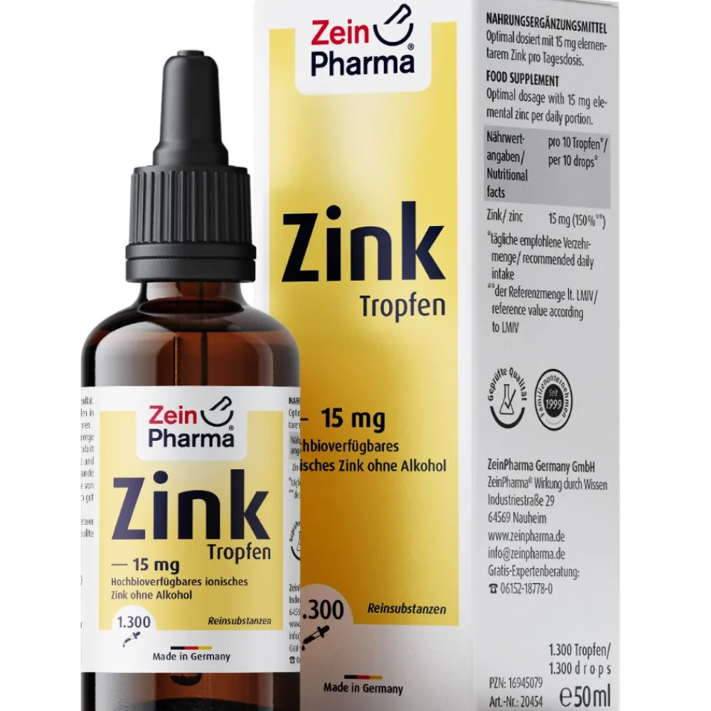 ® Zink Tropfen 15 mg®|ZeinPharma Sale
