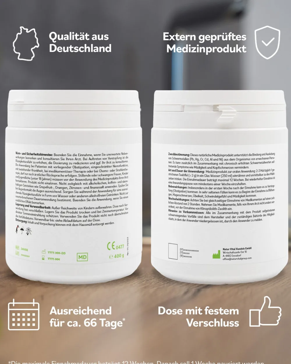 Zeolith MED Detox Pulver> Discount