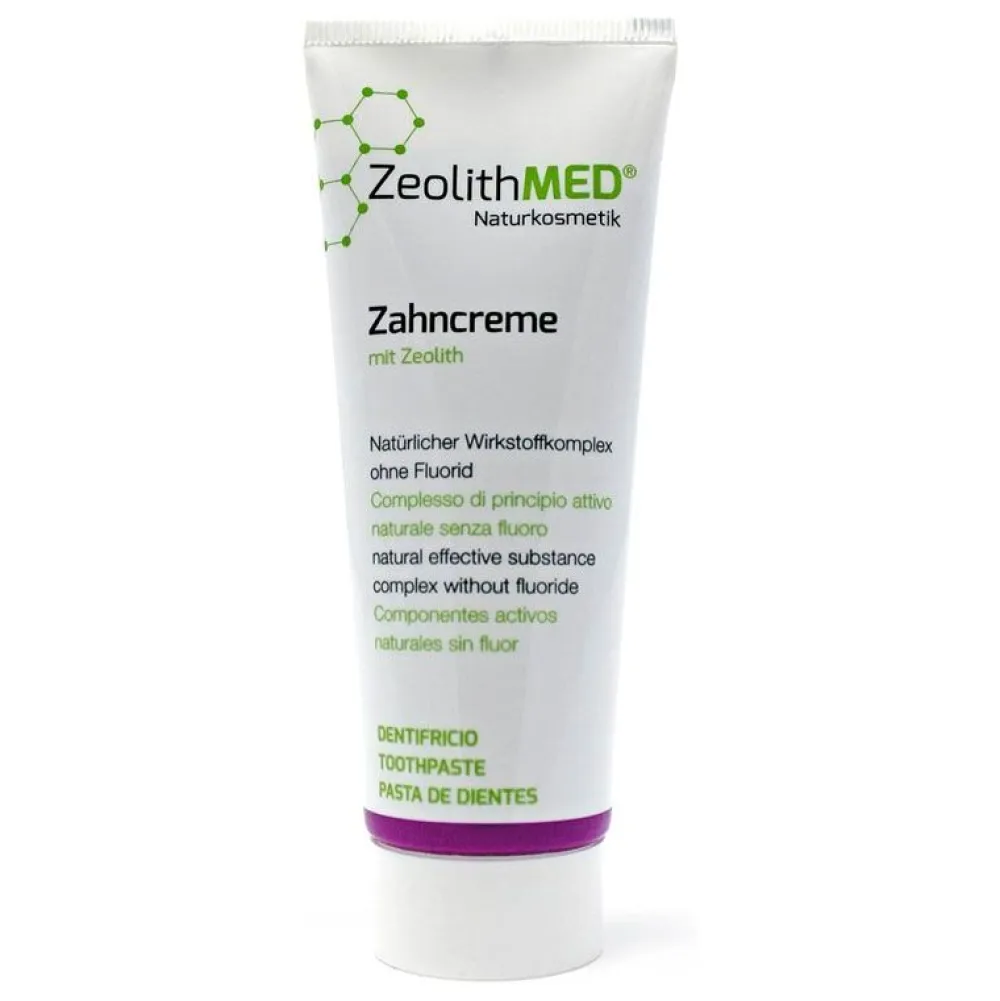 Zeolith MED Zahncreme, Zahnpasta ohne Fluorid, mit Xylit und Minze>ZeolithMED Online