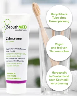 Zeolith MED Zahncreme, Zahnpasta ohne Fluorid, mit Xylit und Minze>ZeolithMED Online