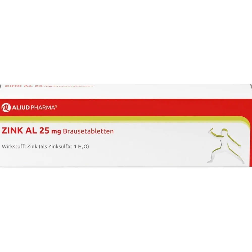 Zink AL 25 mg Brausetabletten bei Zinkmangelzuständen>Aliud Hot