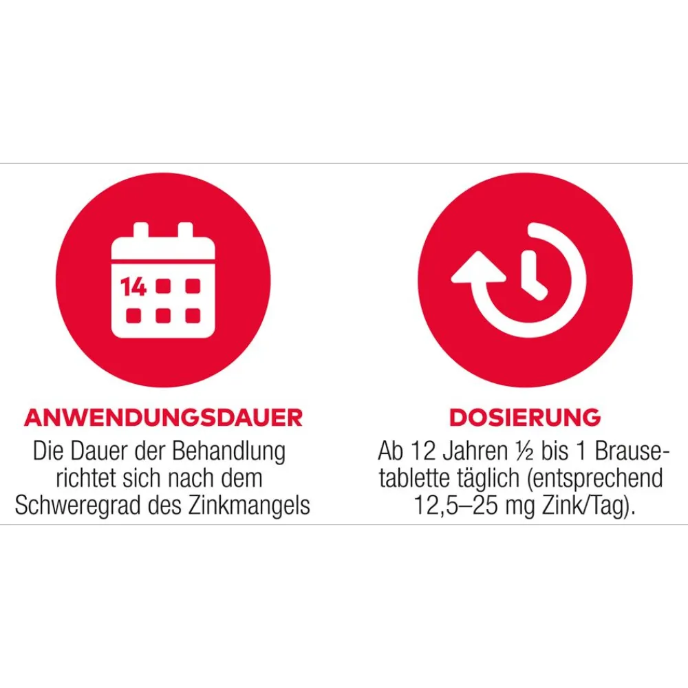 Zink AL 25 mg Brausetabletten bei Zinkmangelzuständen>Aliud Hot