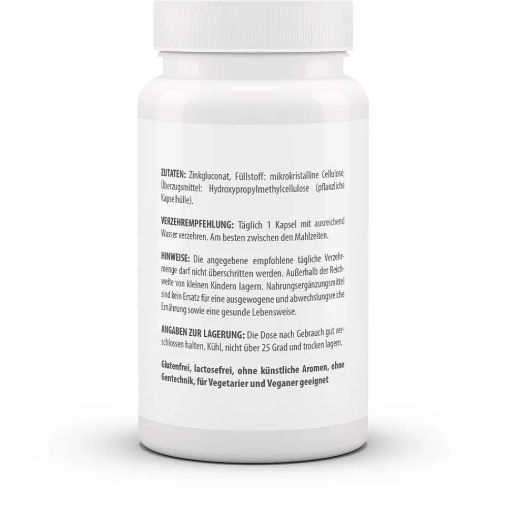 Zink 15 mg Zinkgluconat Kapseln| Hot