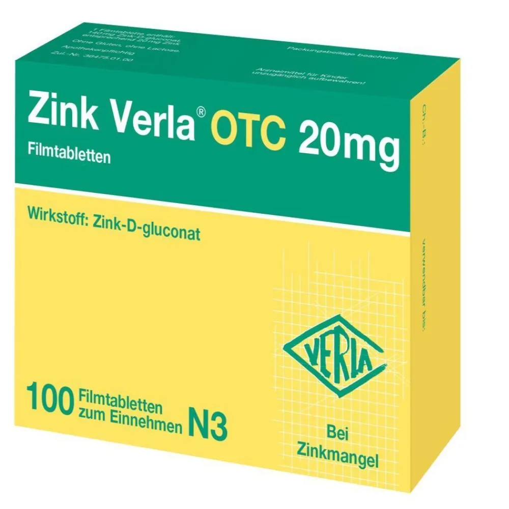 Zink Verla® OTC 20 mg> Sale
