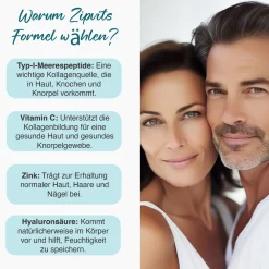 Zipvit Marine Collagen High Strength 1200mg - mit Hyaluronsäure & Zink| Outlet