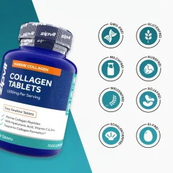 Zipvit Marine Collagen High Strength 1200mg - mit Hyaluronsäure & Zink| Outlet