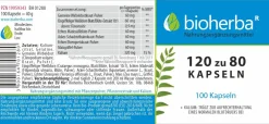 120 zu 80 Kapseln 100 Stück PZN 18249852>