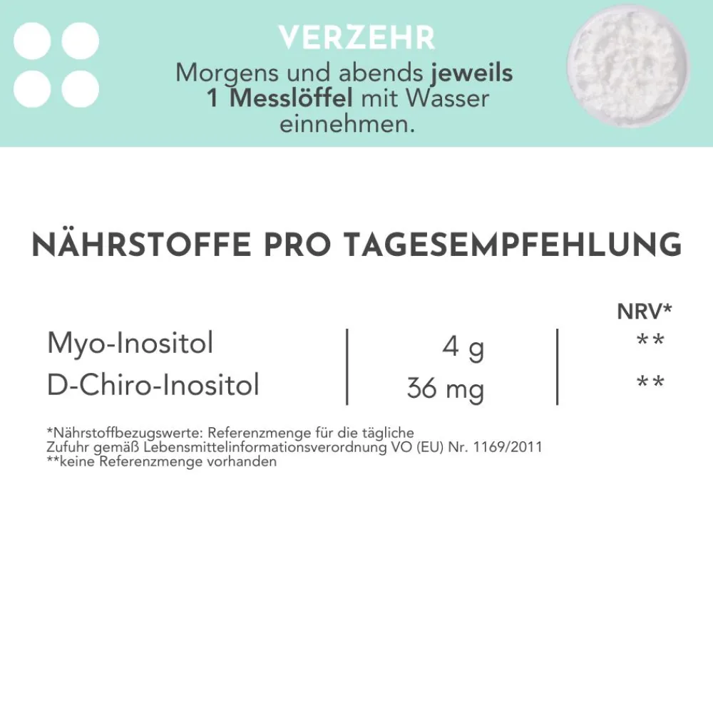 ZYKLOSITOL Pure - Inositolmischung ohne Folsäure - 30 Tage>CARI NUTRITION Hot
