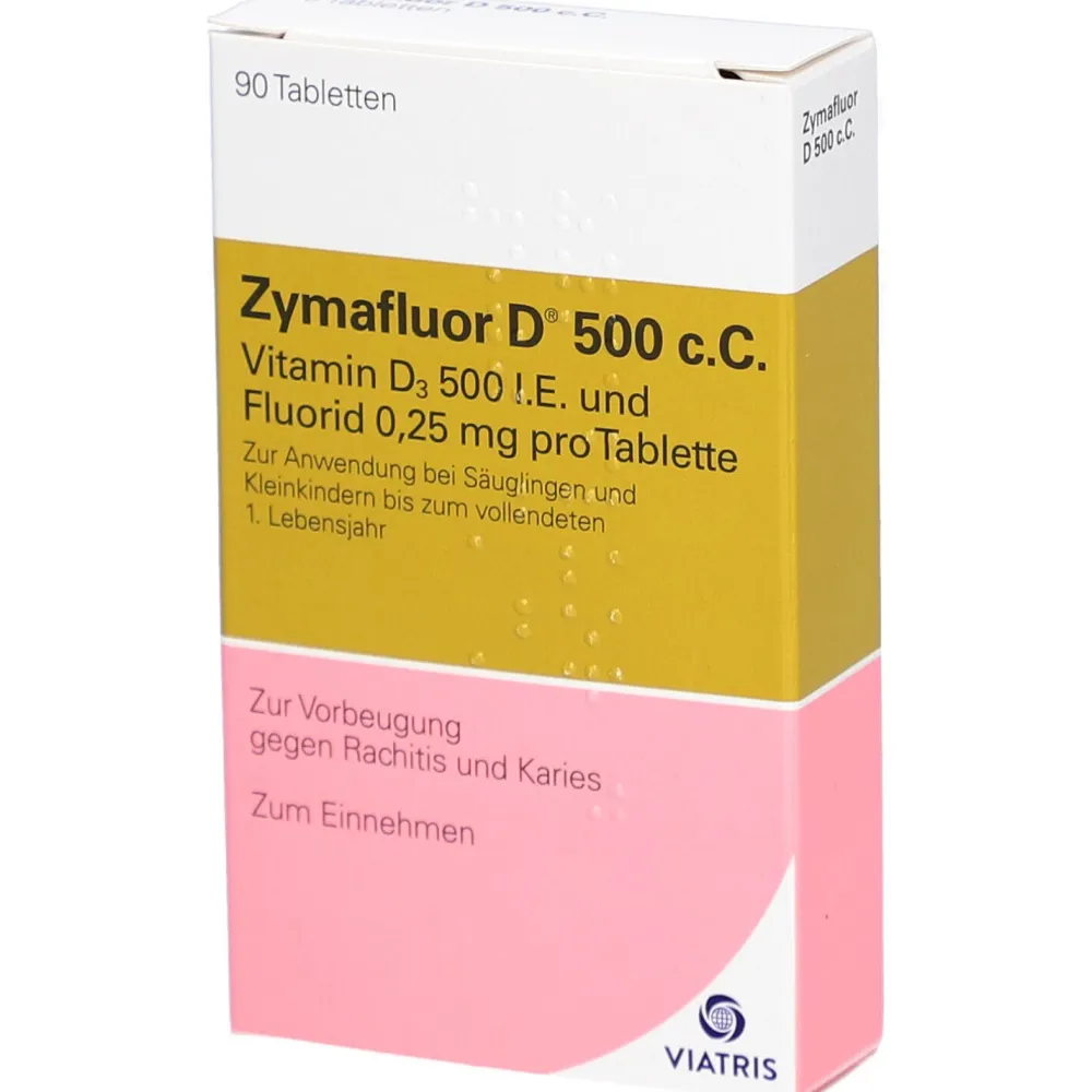 ® D 500 c.C. Tabletten (Lactosefrei)>Zymafluor