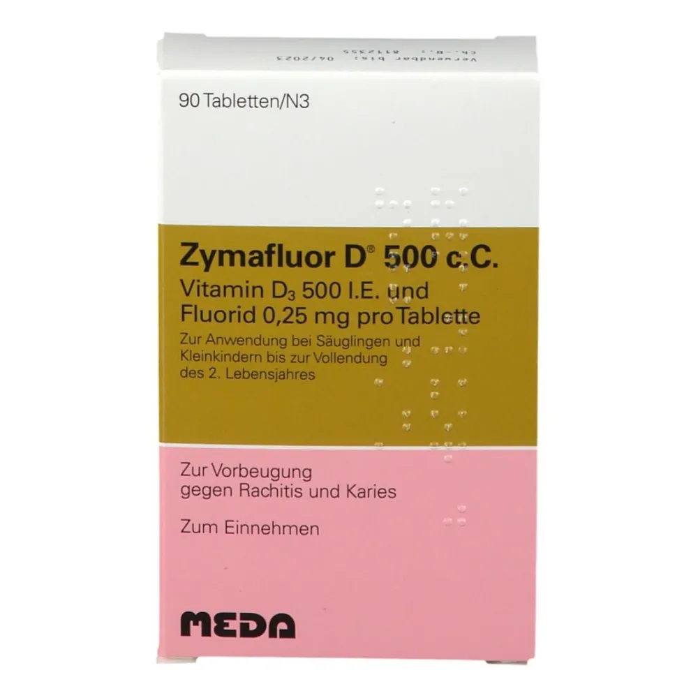 ® D 500 c.C. Tabletten (Lactosefrei)>Zymafluor
