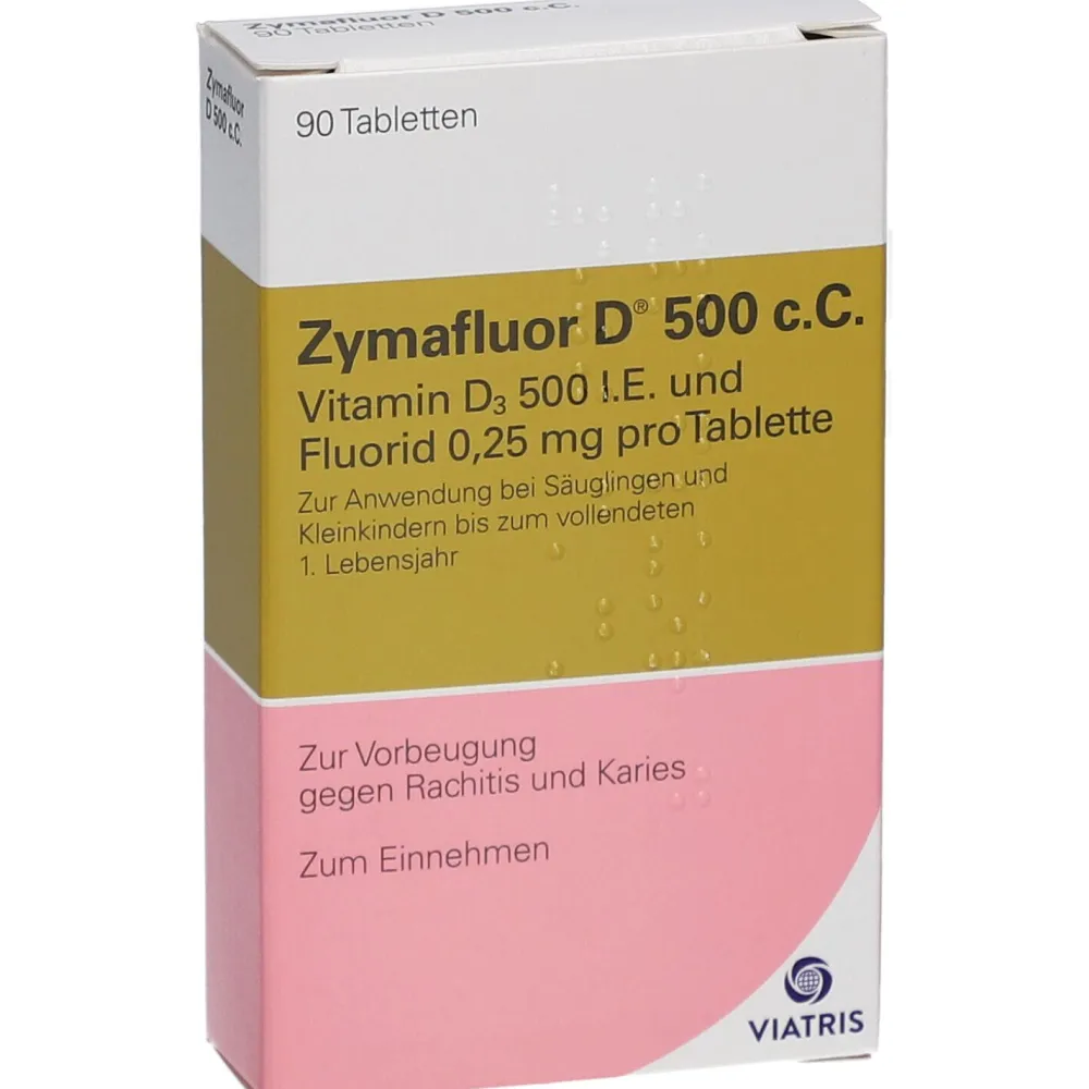 ® D 500 c.C. Tabletten (Lactosefrei)>Zymafluor
